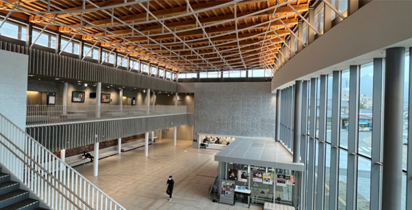 ホールを含む複合施設